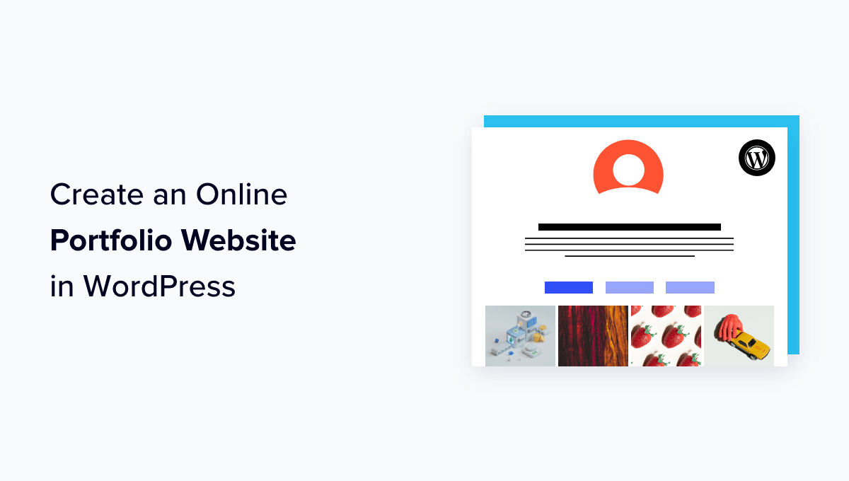 How to Create an Online Portfolio Website in WordPress - Best Service ...