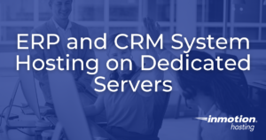 ERP and CRM System Hosting on Dedicated Servers hero image